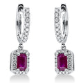 Ohrschmuck 4er-Krappe 18 kt WG