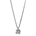 Collier 4er-Krappe 18 kt WG+P950