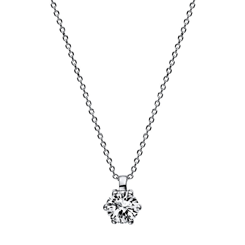 Collier 6er-Krappe 18 kt WG