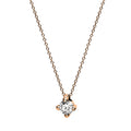 Collier 4er-Krappe 14 kt RG