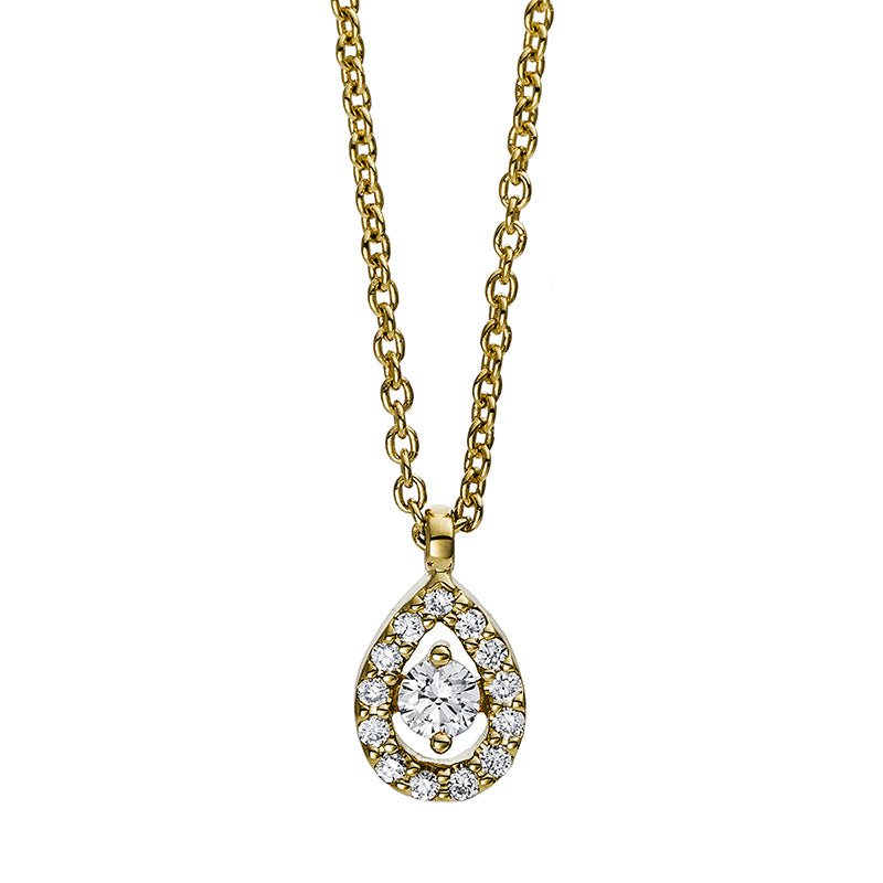 Collier 14 kt GG. mit Öse