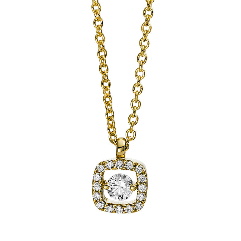 Collier 18 kt GG. mit Öse