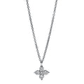 Collier 18 kt WG. mit Öse
