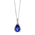 Collier 14 kt WG. mit Öse