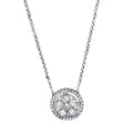 Collier 18 kt WG. mit ZÖ 38 cm + 40.6 cm