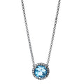 Collier 4er-Krappe 18 kt WG. mit ZÖ 40 cm