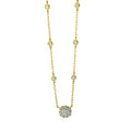 Collier 18 kt GG. mit ZÖ 40 cm&43 cm