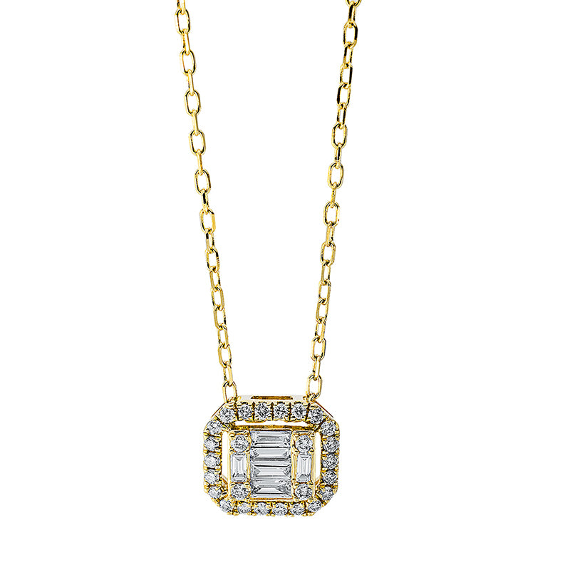 Collier 18 kt GG. mit ZÖ 40 cm and 43cm