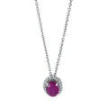 Collier 4er-Krappe 18 kt WG. mit ZÖ 42 cm