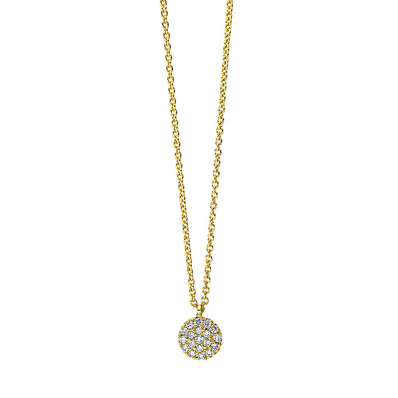 Collier 18 kt GG. mit Öse