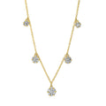 Collier 18 kt GG. mit ZÖ 40 cm