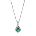 Collier 3er-Krappe 18 kt WG. mit ZÖ 40 cm + 42.5 cm