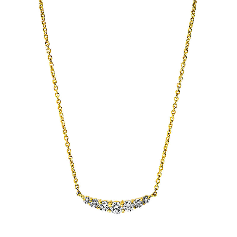 Collier 18 kt GG. mit ZÖ 42 cm