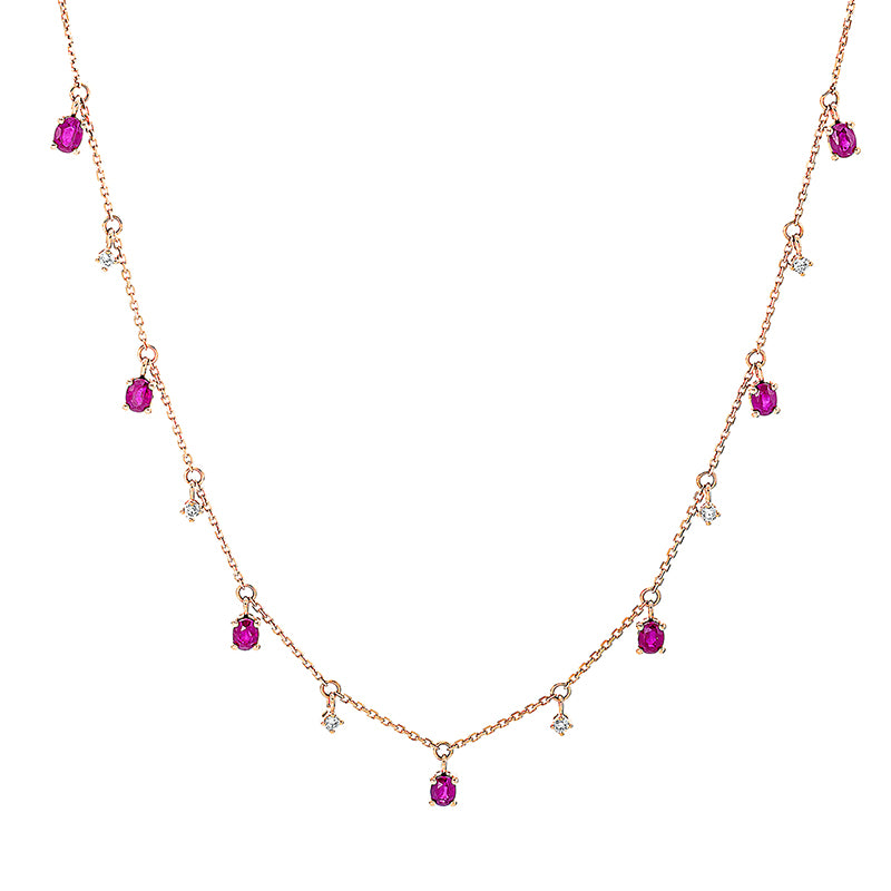 Collier 18 kt RG