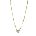 Collier 18 kt GG. mit ZÖ 40 cm + 43 cm