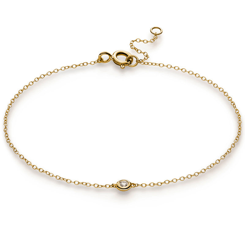 Armband Zarge 14 kt RG. ZÖ 15.5 cm