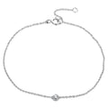 Armband Zarge 14 kt WG. ZÖ 15.5 cm