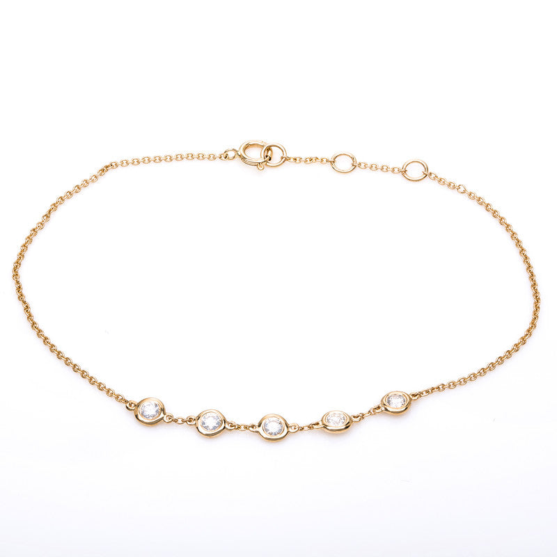 Armband Zarge 18 kt GG. mit ZÖ 15.2 cm + 16.5 cm