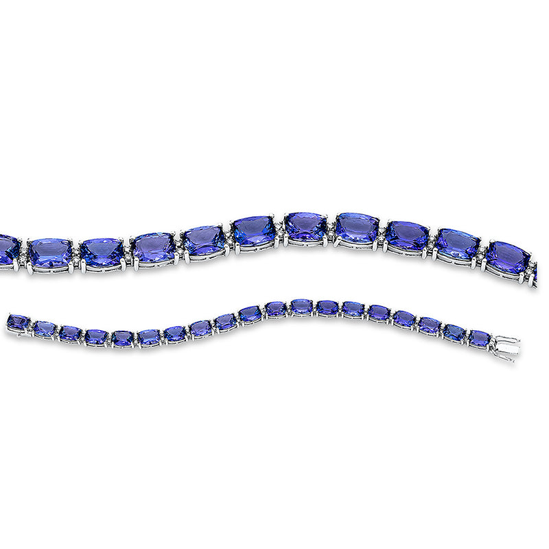 Armband 4er-Krappe 14 kt WG