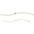 Armband Zarge 14 kt GG. mit ZÖ 15.5 cm
