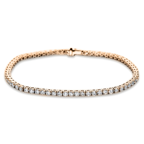 Armband 4er-Krappe 18 kt RG+WG