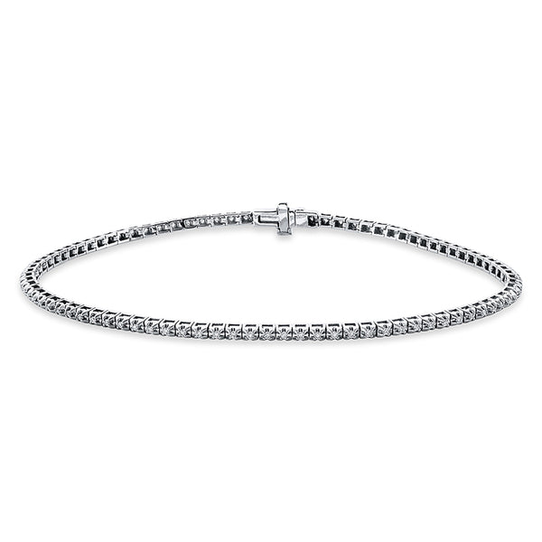 Armband 4er-Krappe 14 kt WG