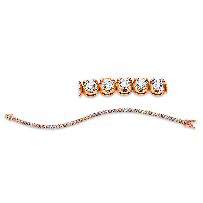 Armband 4er-Krappe 18 kt RG